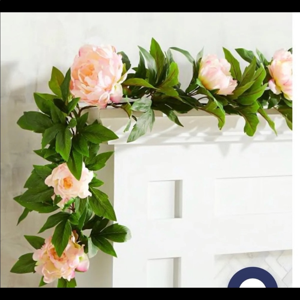 Pier 1 pink peony spring garland